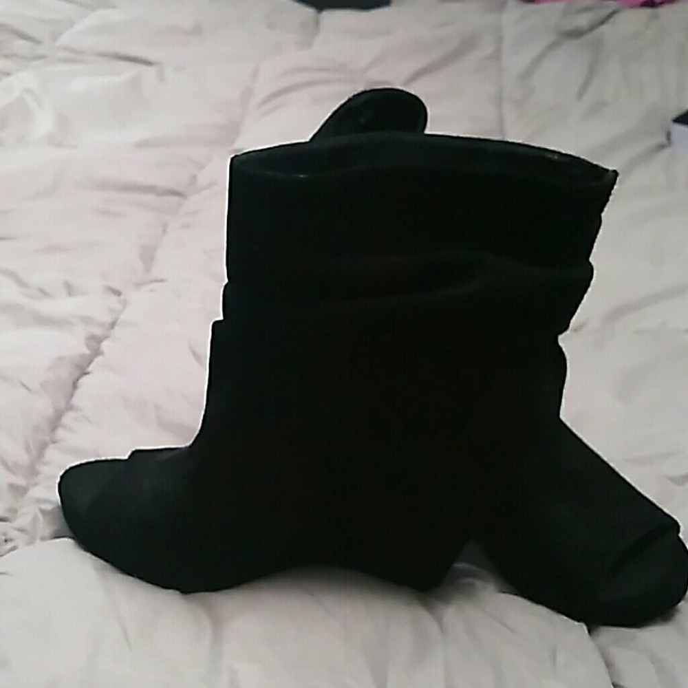 BCBGIRL open toe booties